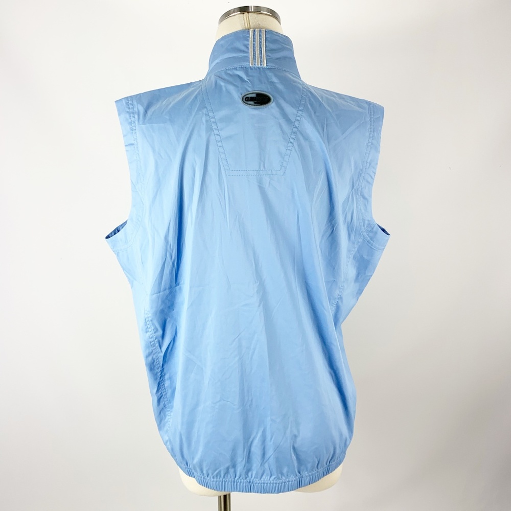 Adidas R Blue Rain Proof Vest Lined Weather Zipper - Picture 4 of 5